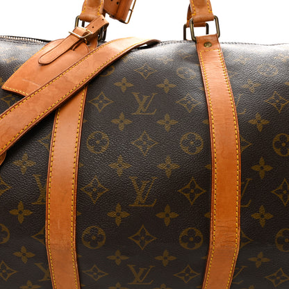 Louis Vuitton Monogram Keepall Bandouliere 55 8 of 21