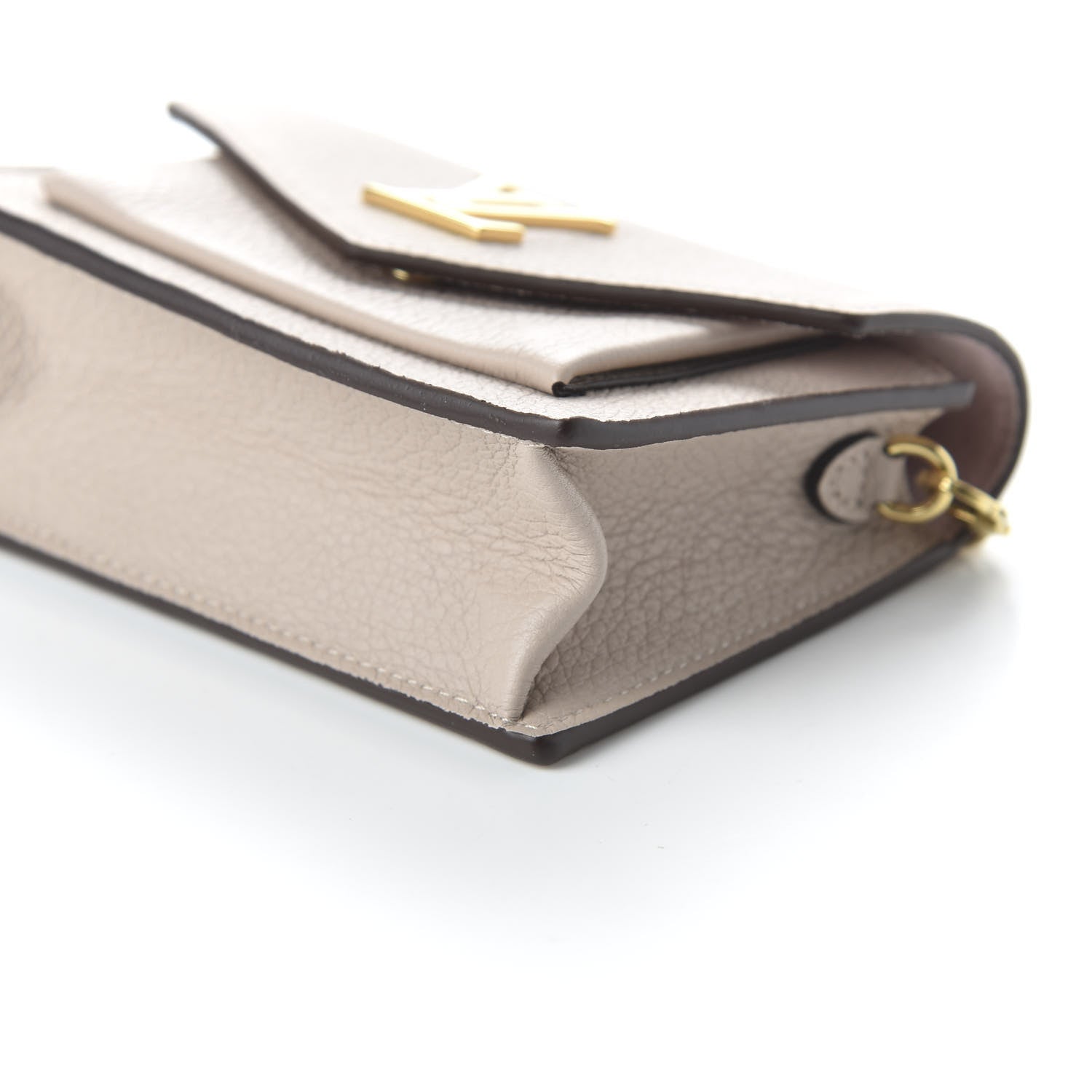 Louis Vuitton Soft Calfskin Mini My Lockme Chain Pochette Greige 7 of 10