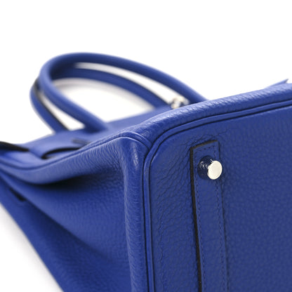 Hermes Togo BIRKIN 30 Bleu Electrique 9 of 12