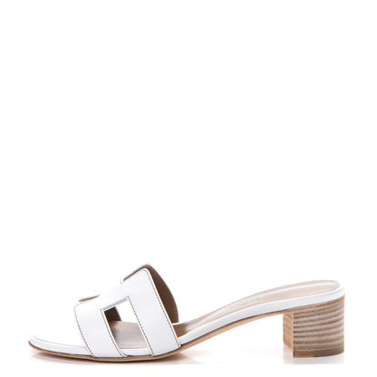 Hermes Calfskin Oasis Sandals 36 White 1 of 8