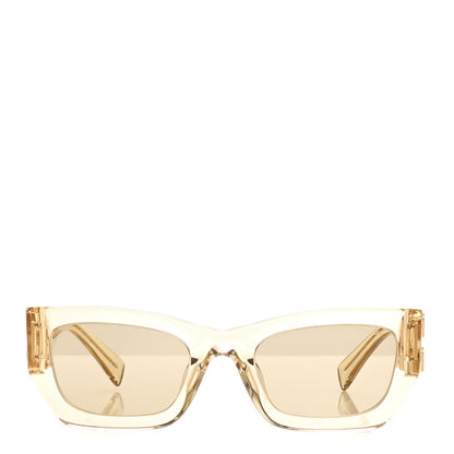 Miu Miu Transparent Acetate Rectangle Sunglasses SMU 09W Clear 2 of 7