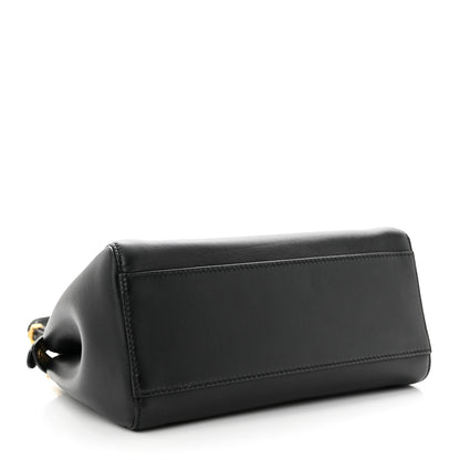 Fendi Nappa Mini Peekaboo Iconic Satchel Black 4 of 9