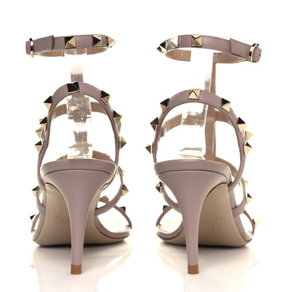 Valentino Garavani Nappa Rockstud Gladiator 70mm Sandals 37 Poudre 5 of 6