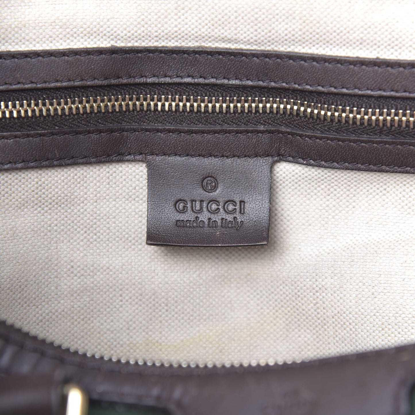 Monogram Vintage Web Medium Boston Dark Brown