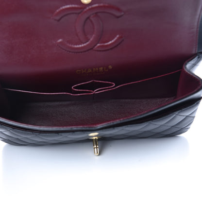 Chanel Lambskin Quilted Medium Double Flap Black 5 of 10