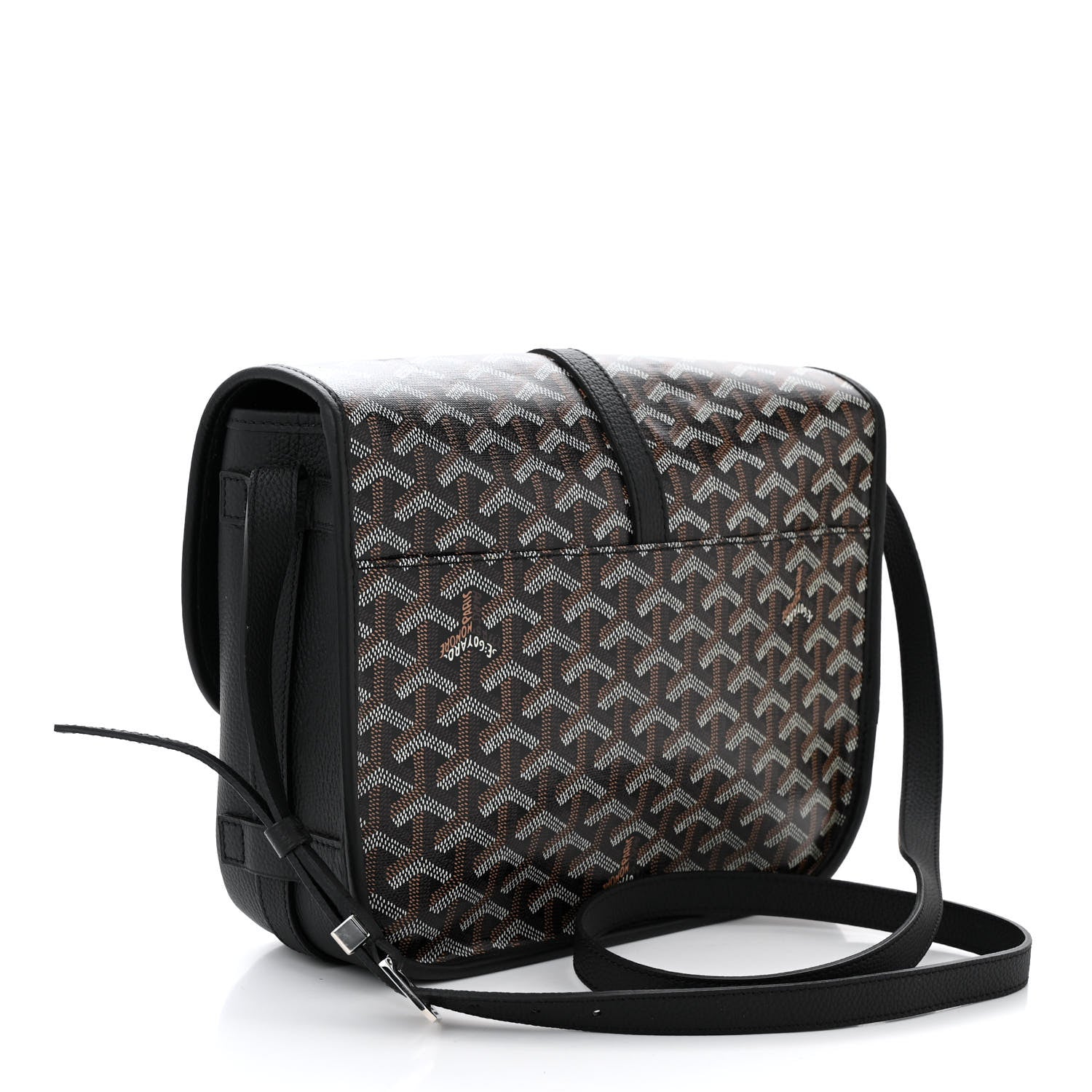Goyard Goyardine Belvedere II MM Messenger Bag Black 3 of 10