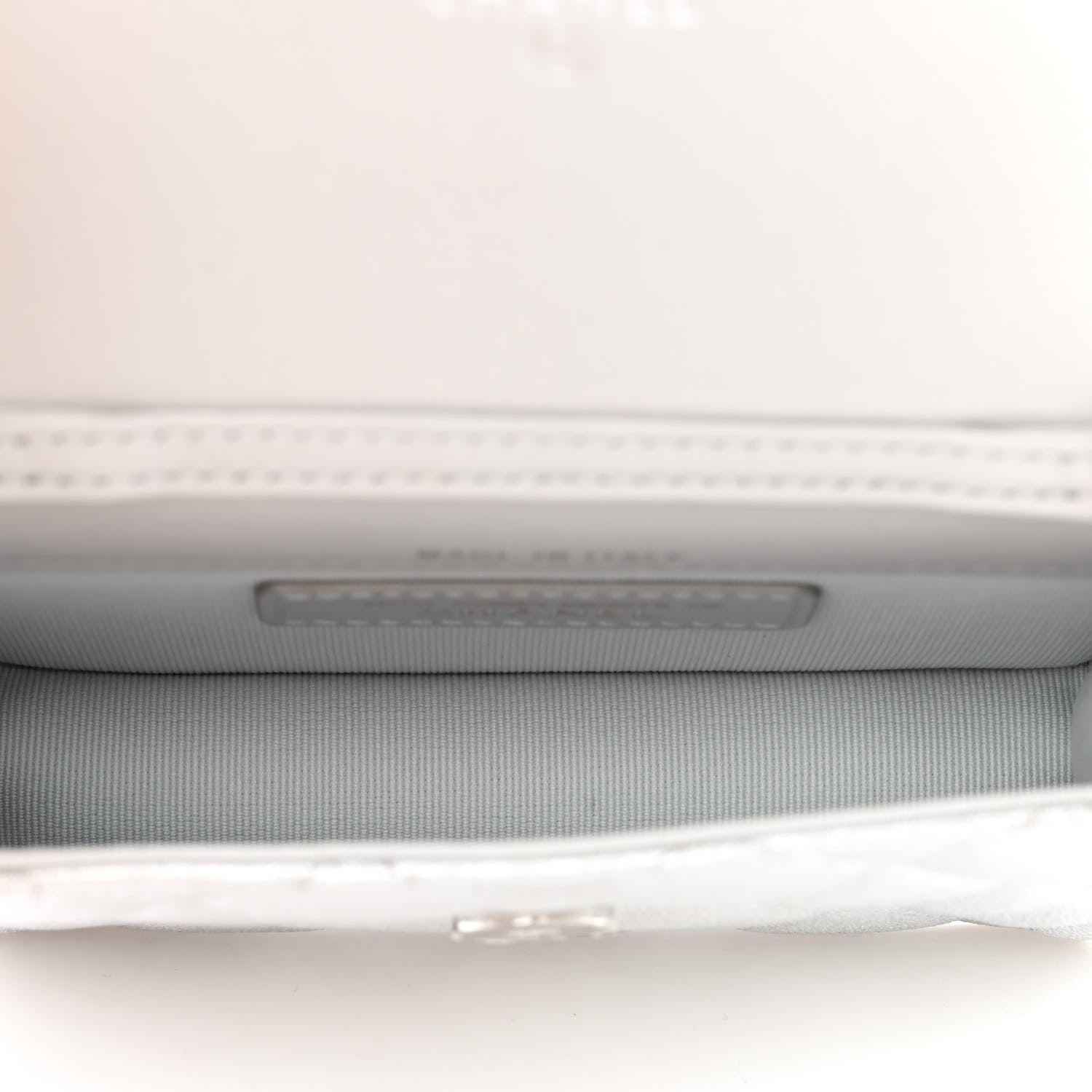 Chanel Metallic Goatskin Quilted Star Flap Waist Belt Bag Silver 5 of 13