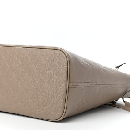 Louis Vuitton Empreinte Monogram Giant Neverfull MM Tourterelle 9 of 9