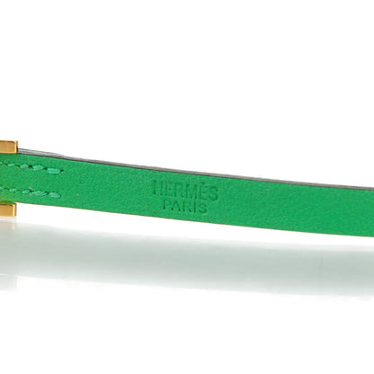 Hermes Swift Hapi 3MM Triple Tour Wrap Bracelet Small Bamboo 5 of 6