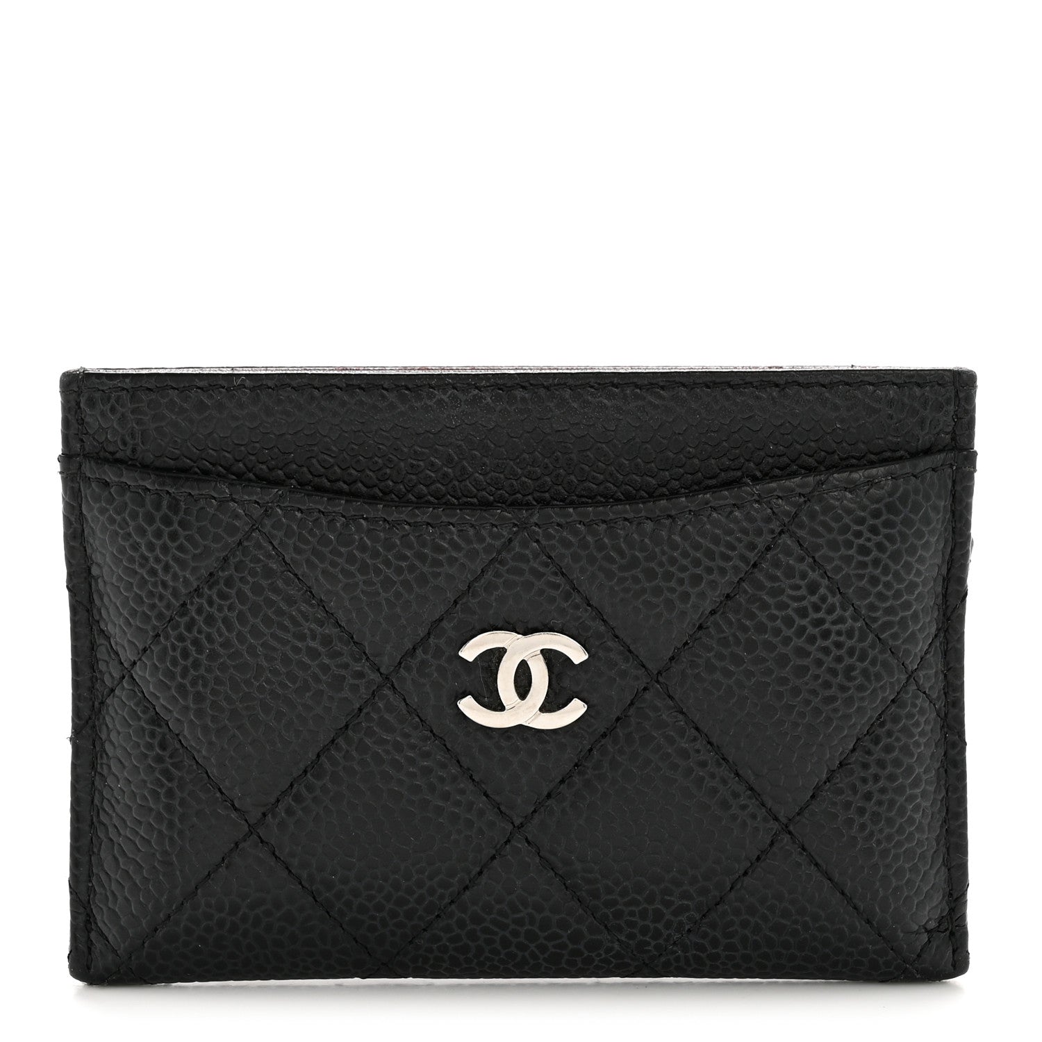 Chanel Caviar Quilted Card Holder Black 1 of 12