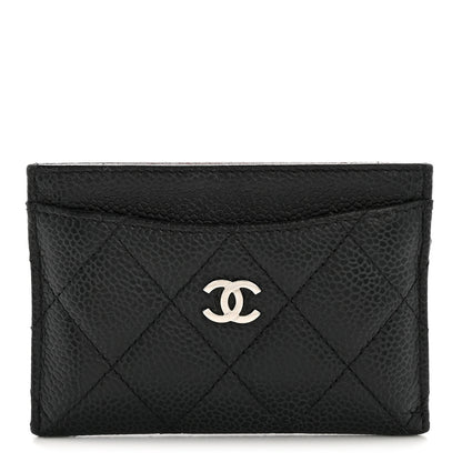Chanel Caviar Quilted Card Holder Black 1 of 12