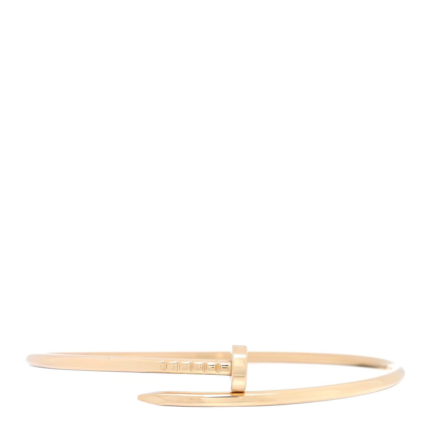 Cartier 18K Yellow Gold Small Juste Un Clou Bracelet 17 1 of 4