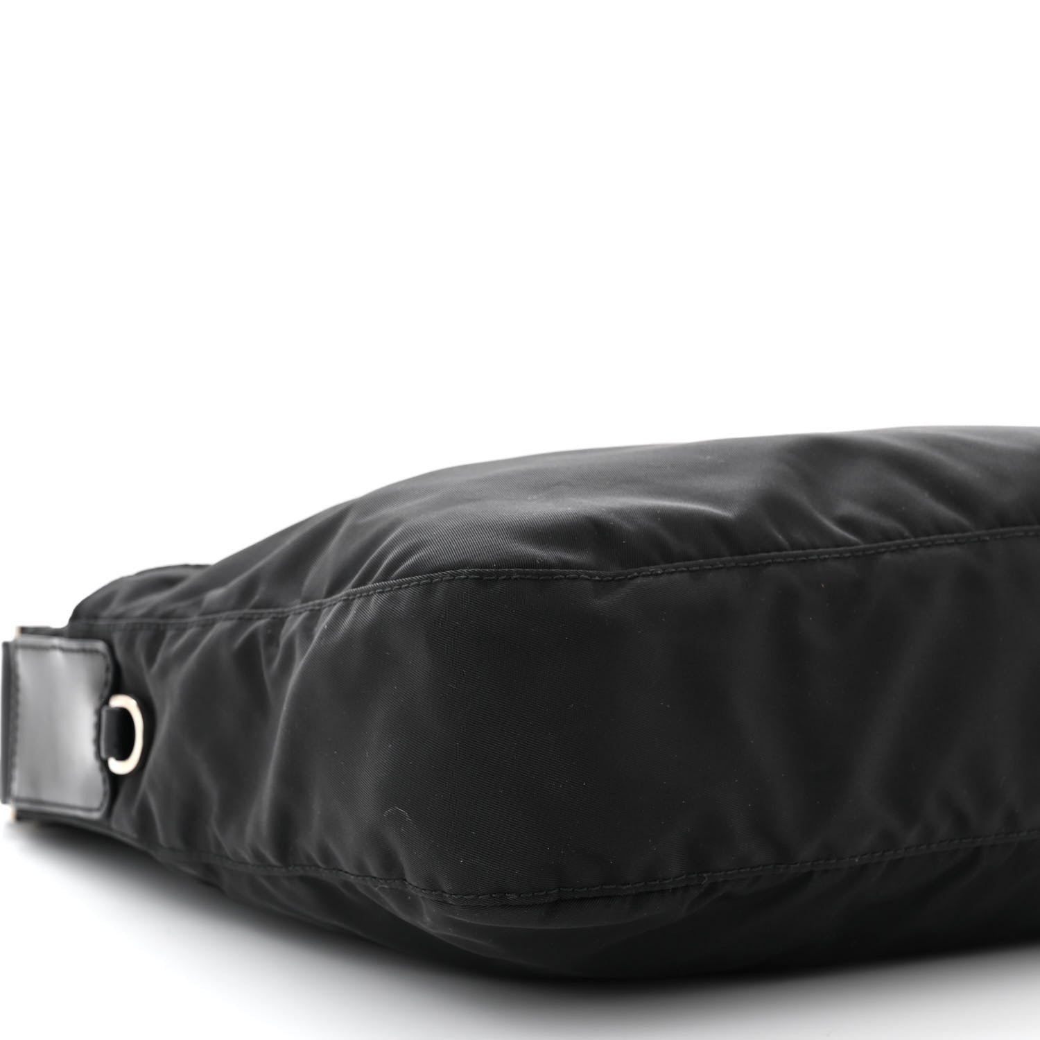 Prada Tessuto Nylon Messenger Bag Black 9 of 10