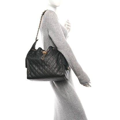 Chanel Caviar Quilted Medium Chanel 25 Handbag Black 2 of 11