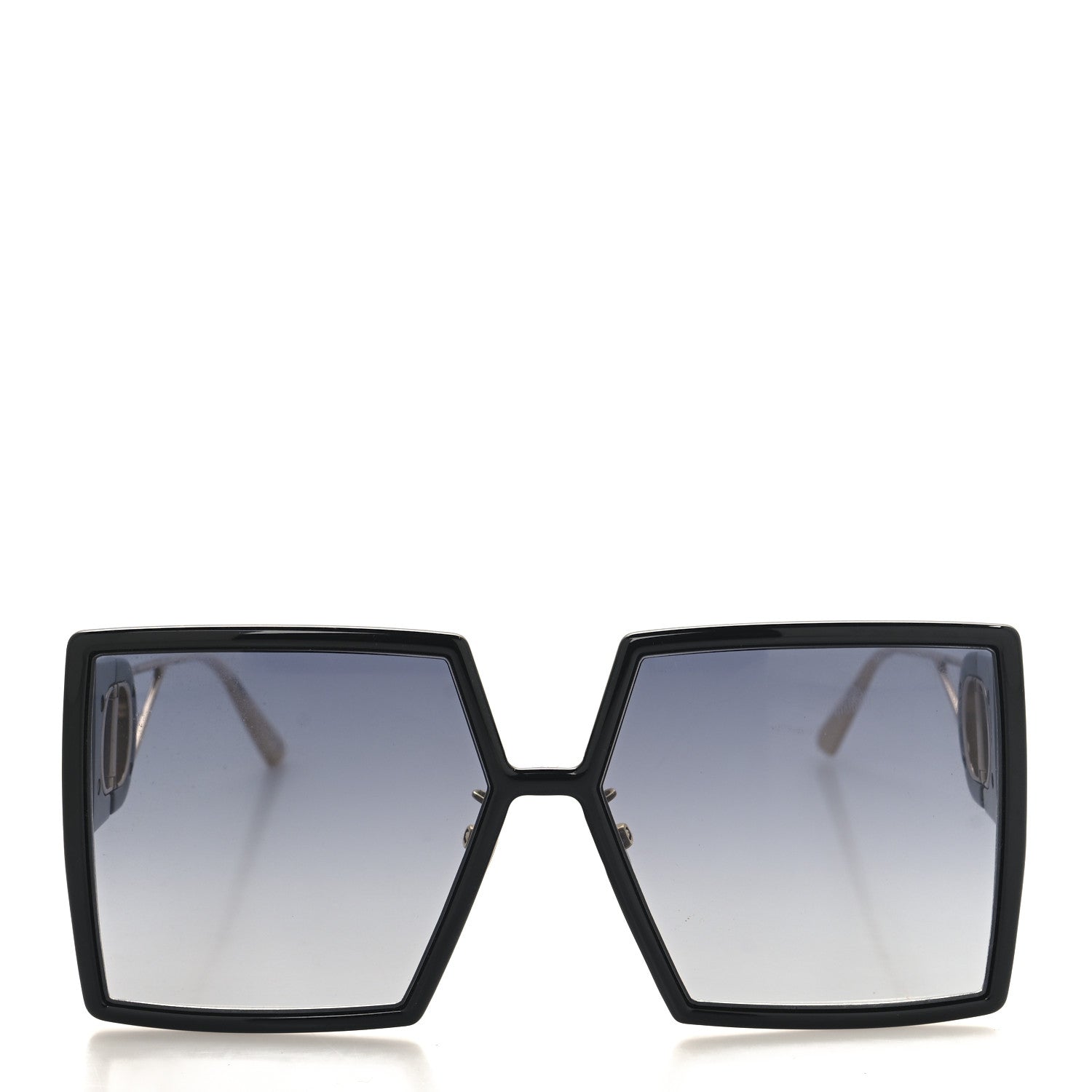 Christian Dior Acetate Square 30 Montaigne Sunglasses Black 2 of 8