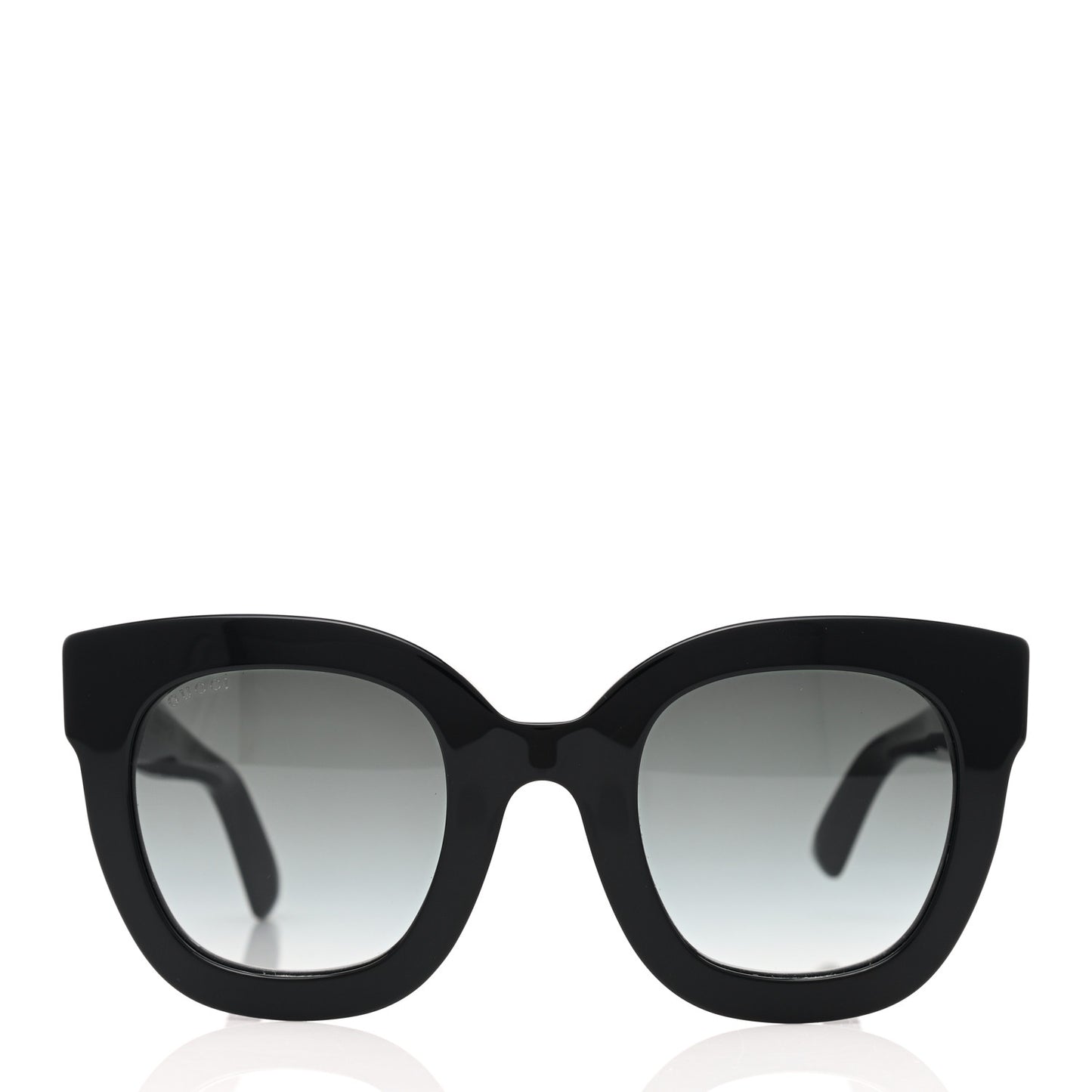 Acetate Crystal Star Round Frame Sunglasses GG0208S Black