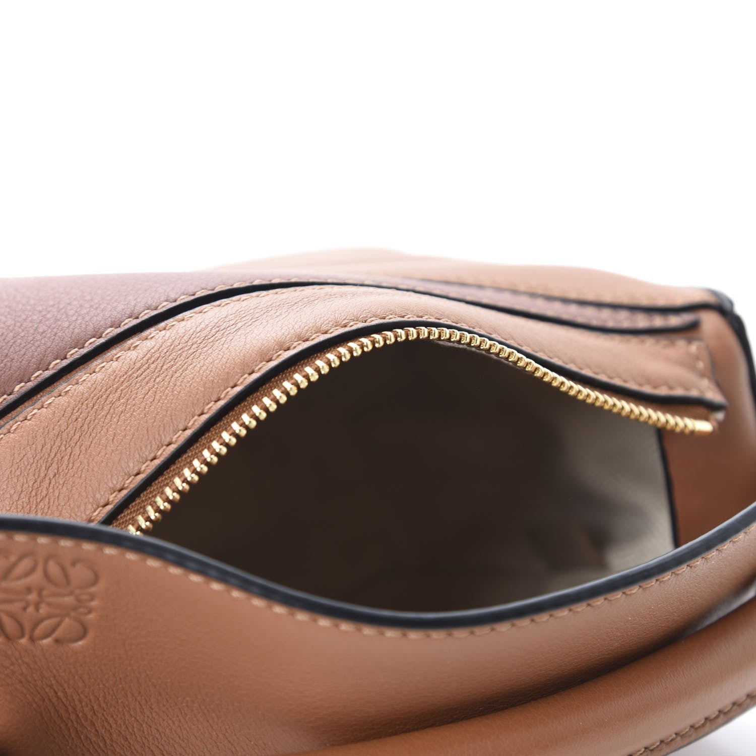 Loewe Calfskin Mini Puzzle Bag Tan 5 of 10