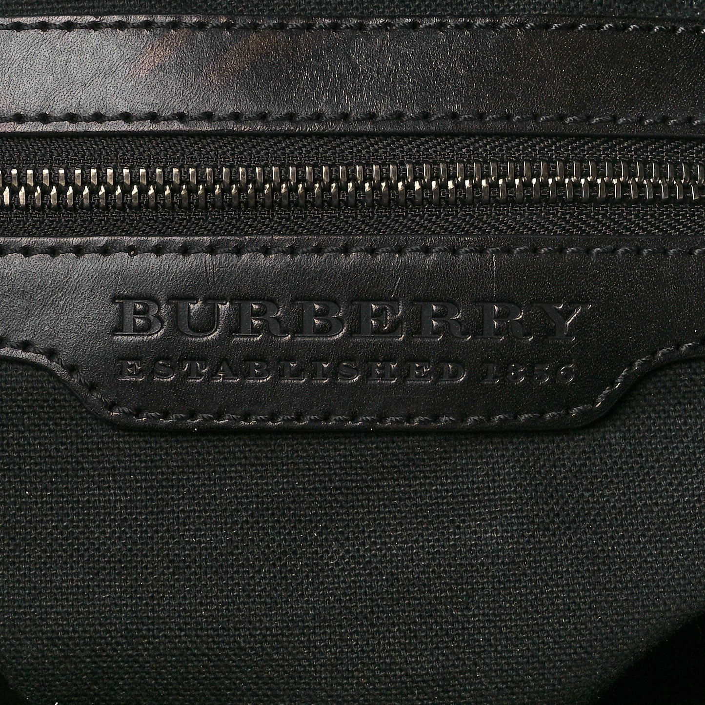 Nylon Smoked Check Weekend Duffle Bag Black