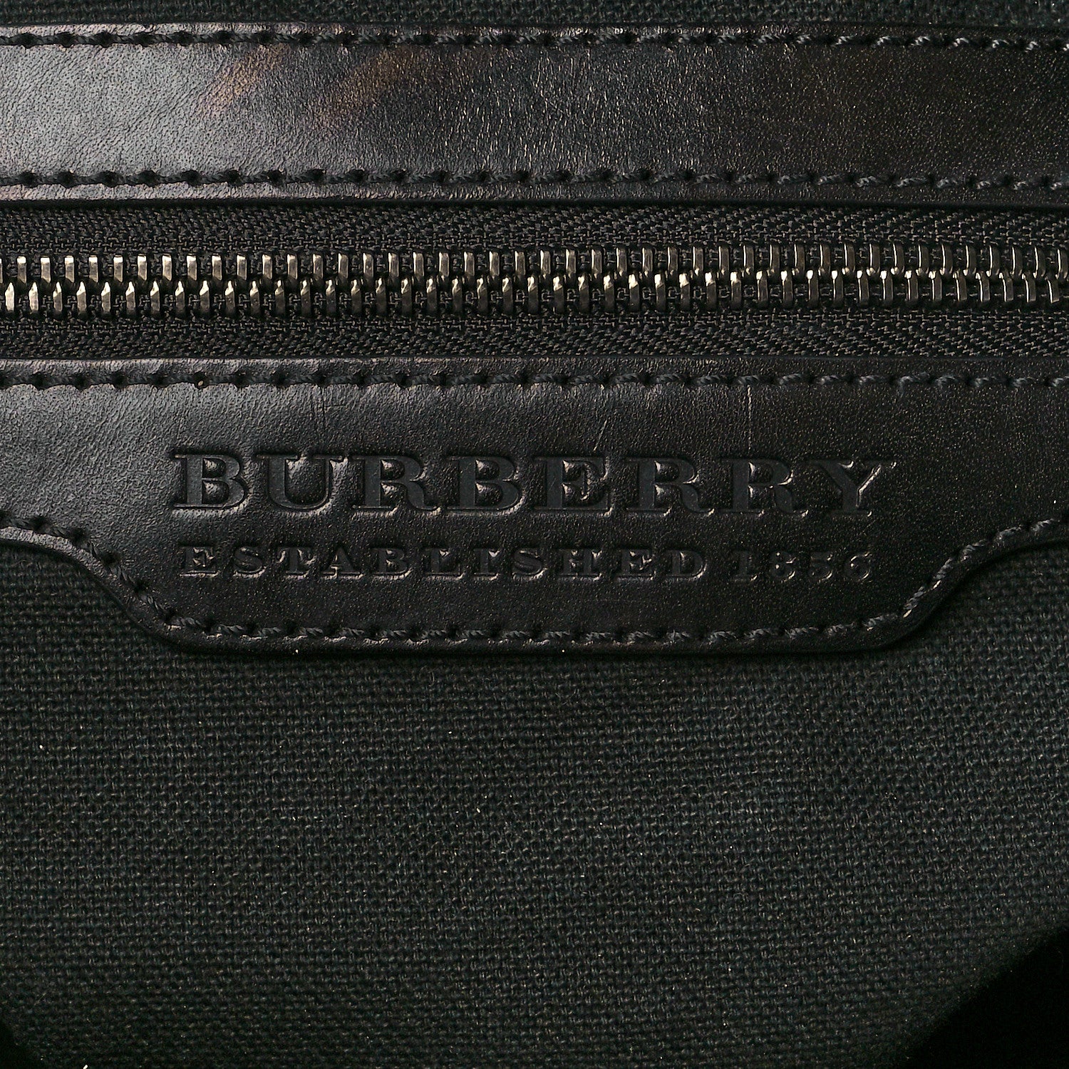 Burberry Nylon Smoked Check Weekend Duffle Bag Black 6 of 18