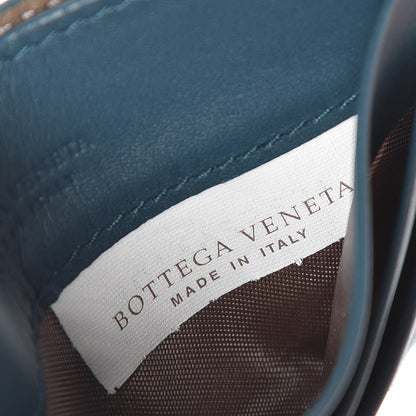 Bottega Veneta Nappa Intrecciato VN Card Case Deep Blue 7 of 9
