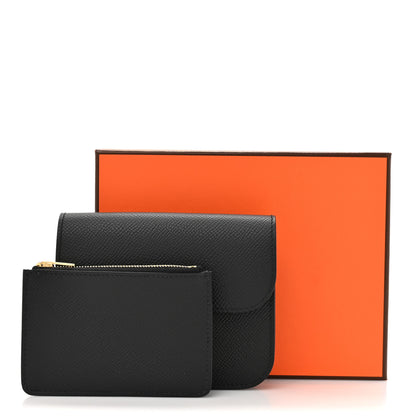 Hermes Epsom Constance Slim Wallet Black 9 of 9