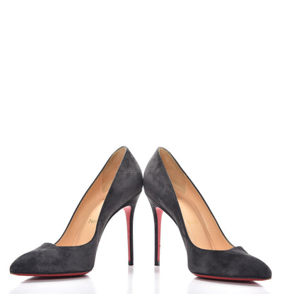 Christian Louboutin Suede Corneille 100 Pumps 38 Grey 6 of 11