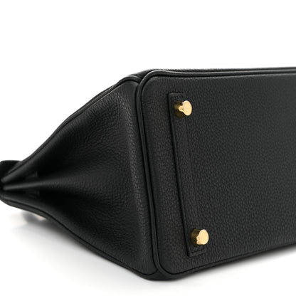 Hermes Togo Birkin 25 Black 8 of 10
