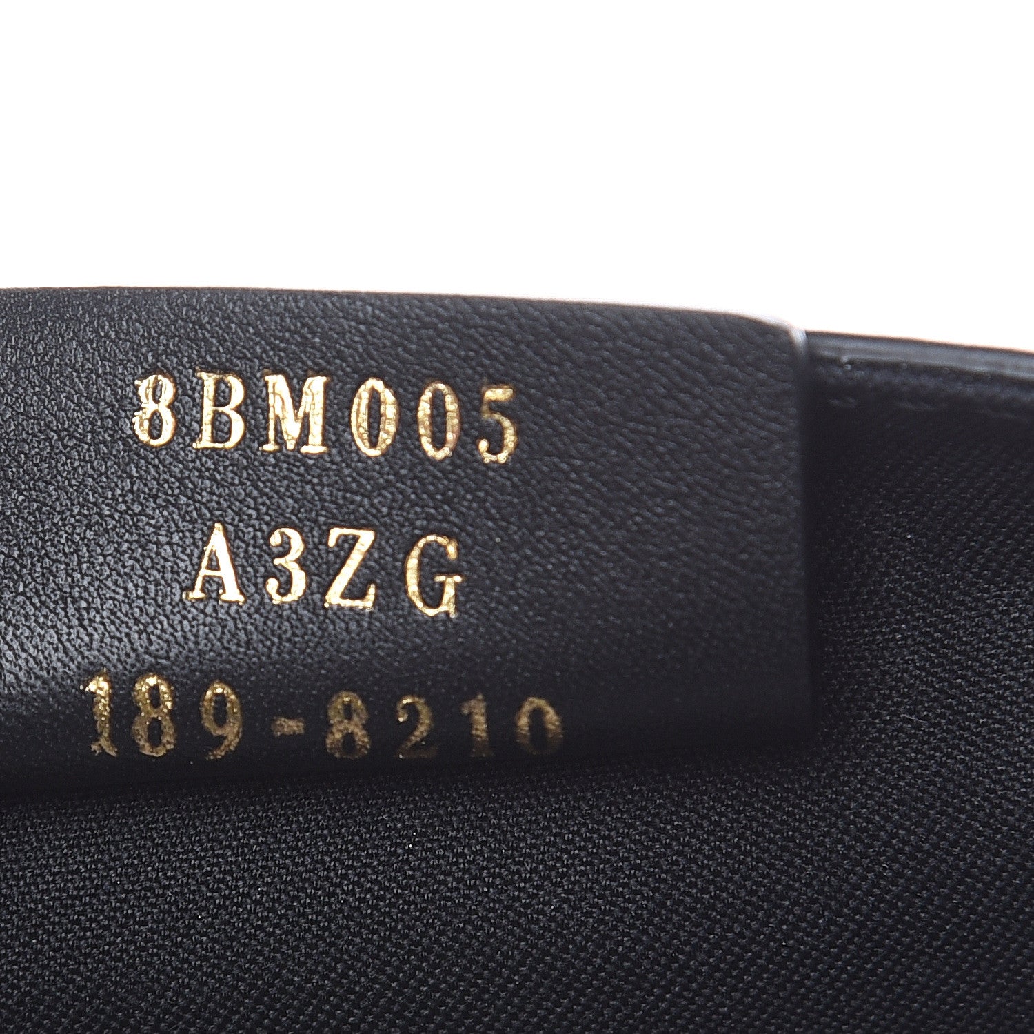 Fendi Vitello Liberty F is Fendi Bi-Color FF 1974 Embossed Envelope Belt Bag Maya Black 8 of 11