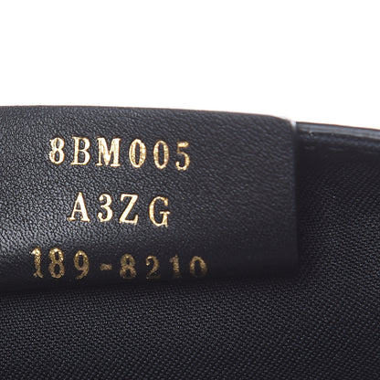 Fendi Vitello Liberty F is Fendi Bi-Color FF 1974 Embossed Envelope Belt Bag Maya Black 8 of 11