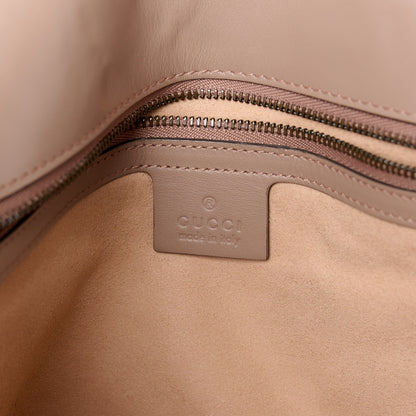 Gucci Calfskin Matelasse Medium GG Marmont Shoulder Bag Porcelain Rose 6 of 11