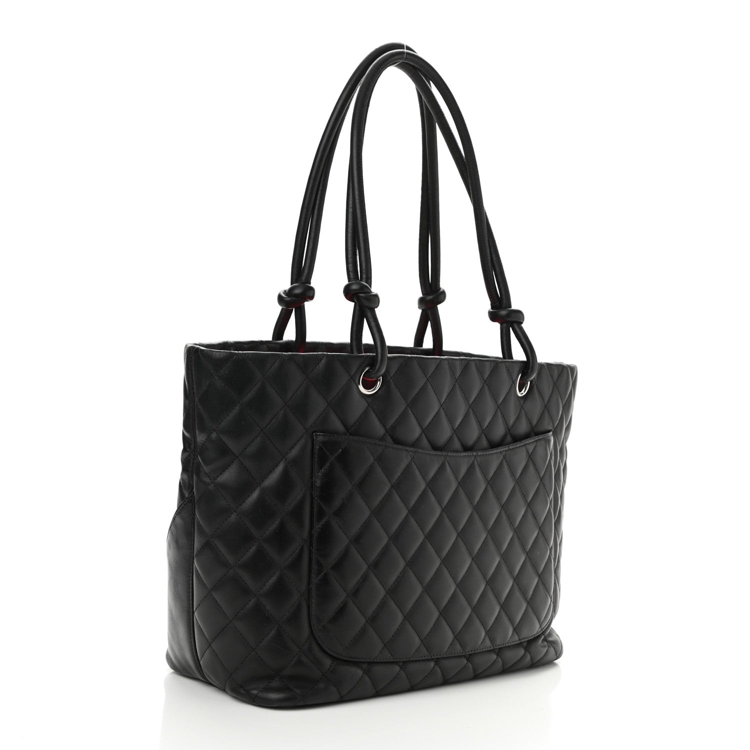 Chanel Calfskin Quilted Large Cambon Tote Black 3 of 8