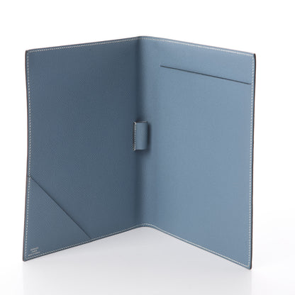Hermes Epsom Notebook Cover Blue Jean 4 of 5
