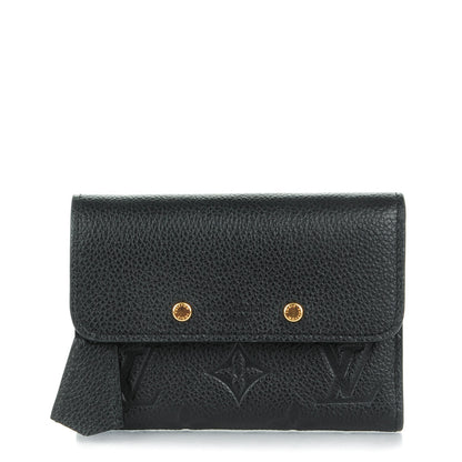 Louis Vuitton Empreinte Pont-Neuf Compact Wallet Black 1 of 7