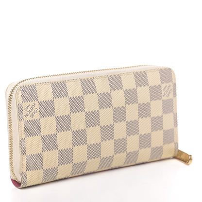Louis Vuitton Damier Azur 2015 Christmas Animation Zippy Wallet Hibiscus 3 of 9