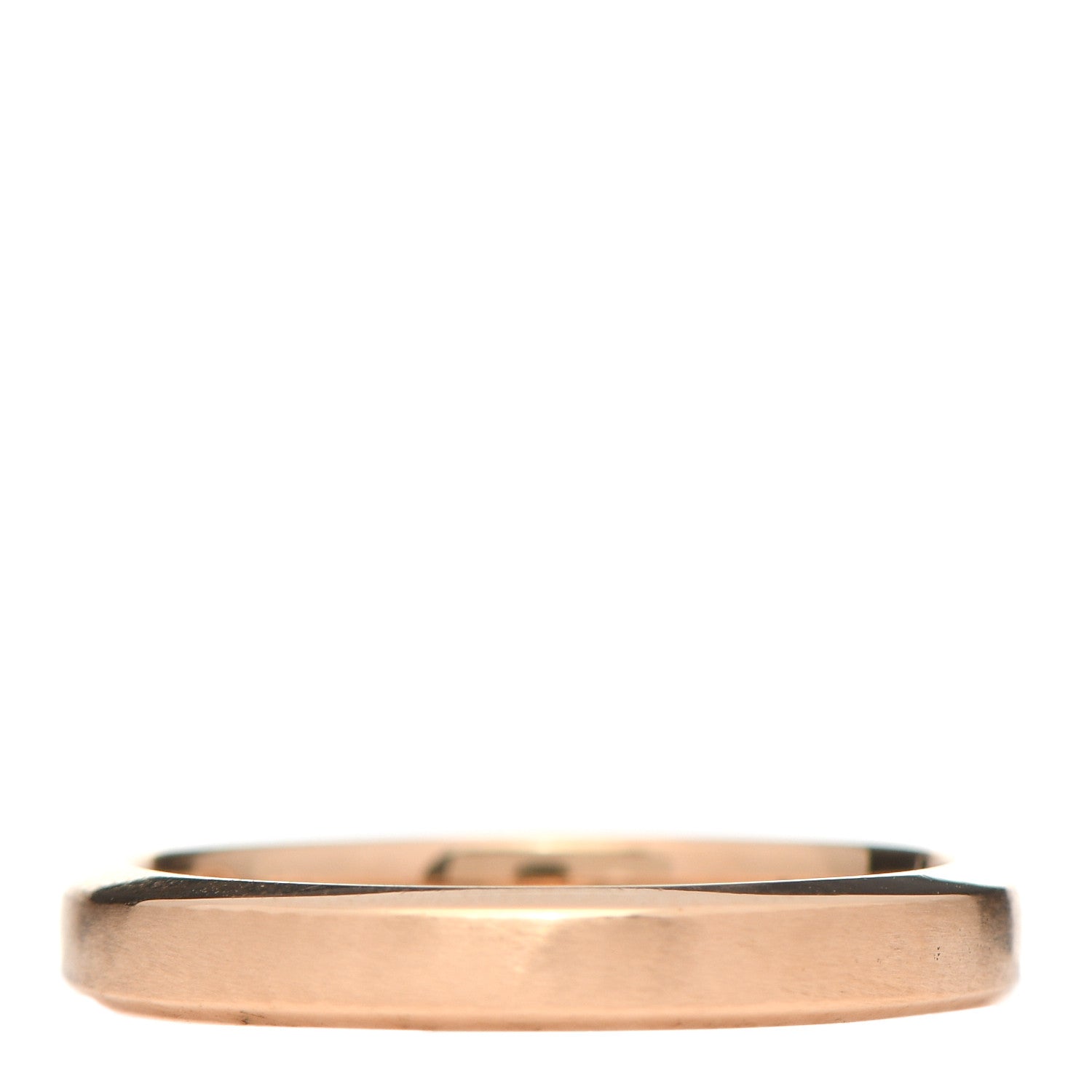 Tiffany 18K Rose Gold Diamond Essential Band Satin Baguette Ring 53 6.25 3 of 6