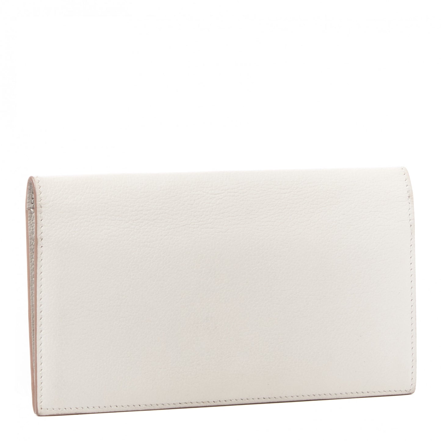 Evercolor MC2 Fleming Checkbook Holder Wallet Gris Perle