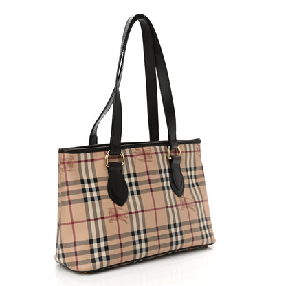 Burberry Haymarket Check Medium Regent Tote Chocolate 2 of 11