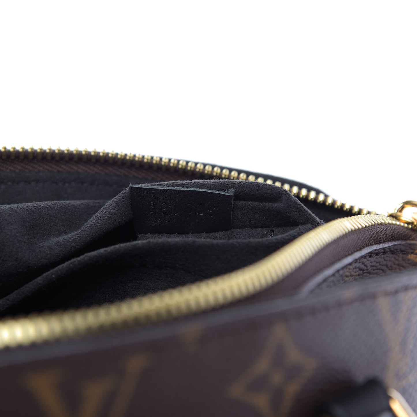 Monogram Flower Zipped Tote PM Black