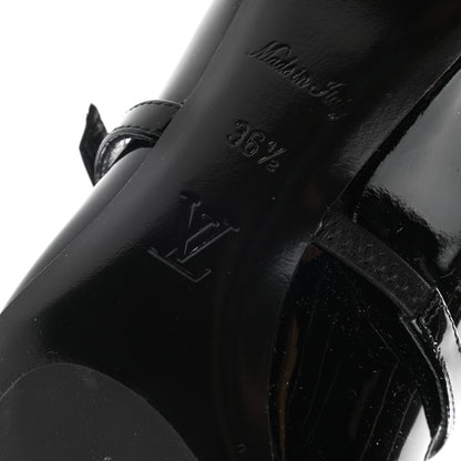 Louis Vuitton Patent Uniformes Silhouette 40mm Pumps 36.5 Black 6 of 8