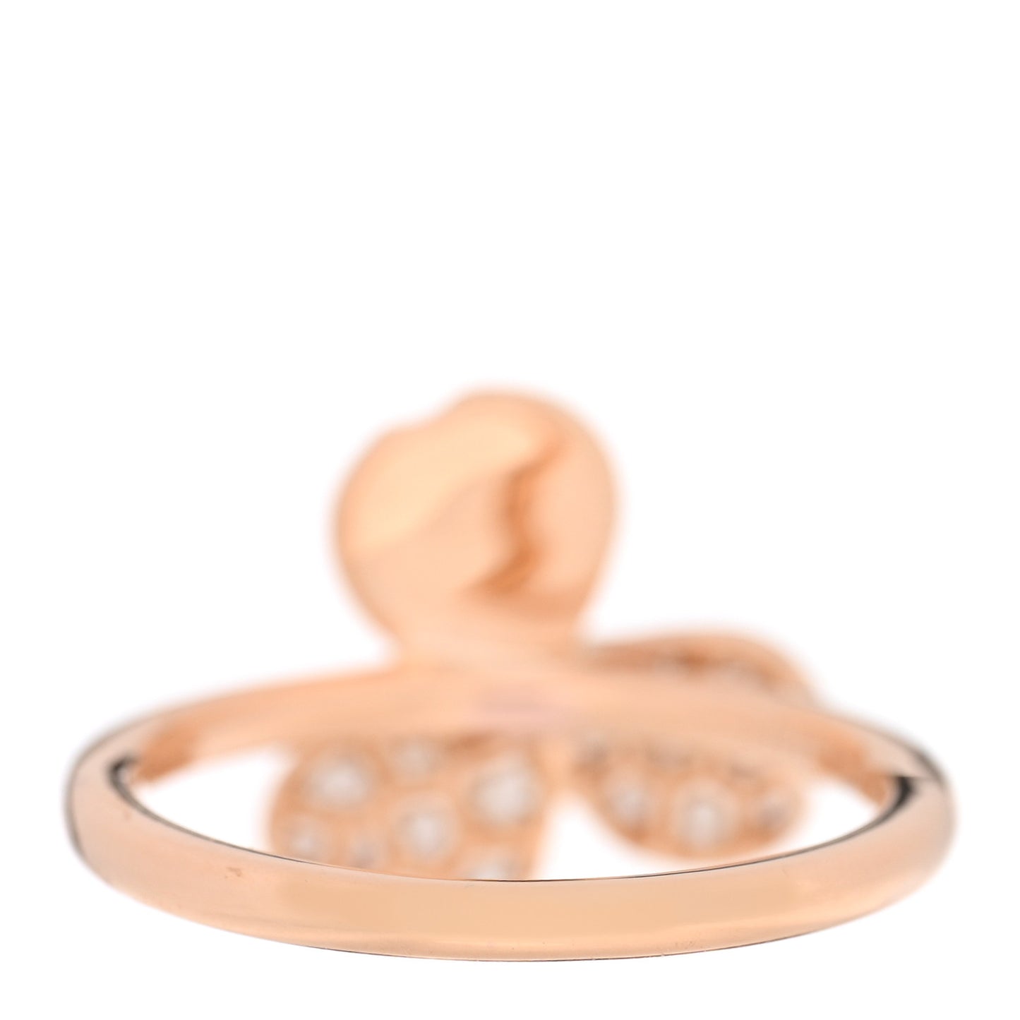 18K Rose Gold Diamond Paper Flowers Ring 47 4