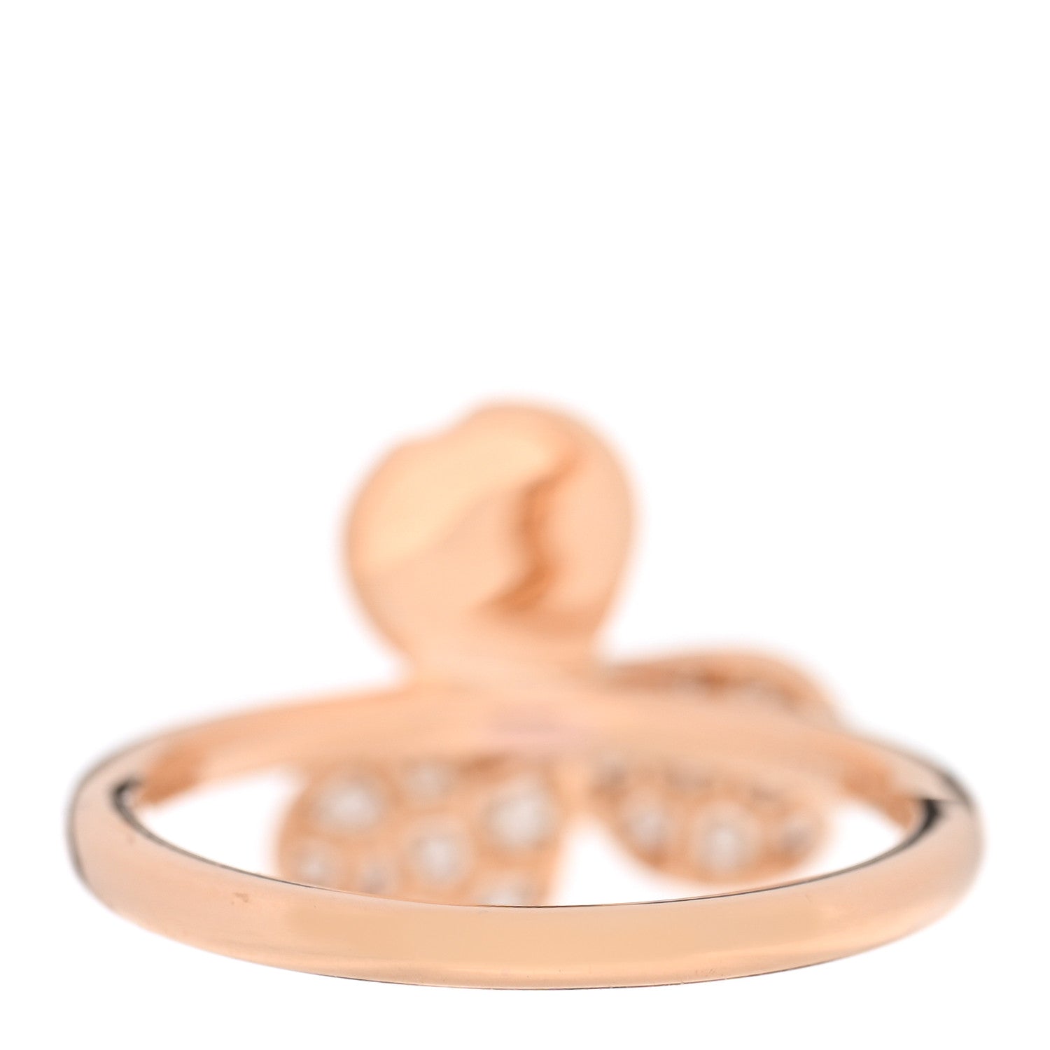 Tiffany 18K Rose Gold Diamond Paper Flowers Ring 47 4 3 of 5