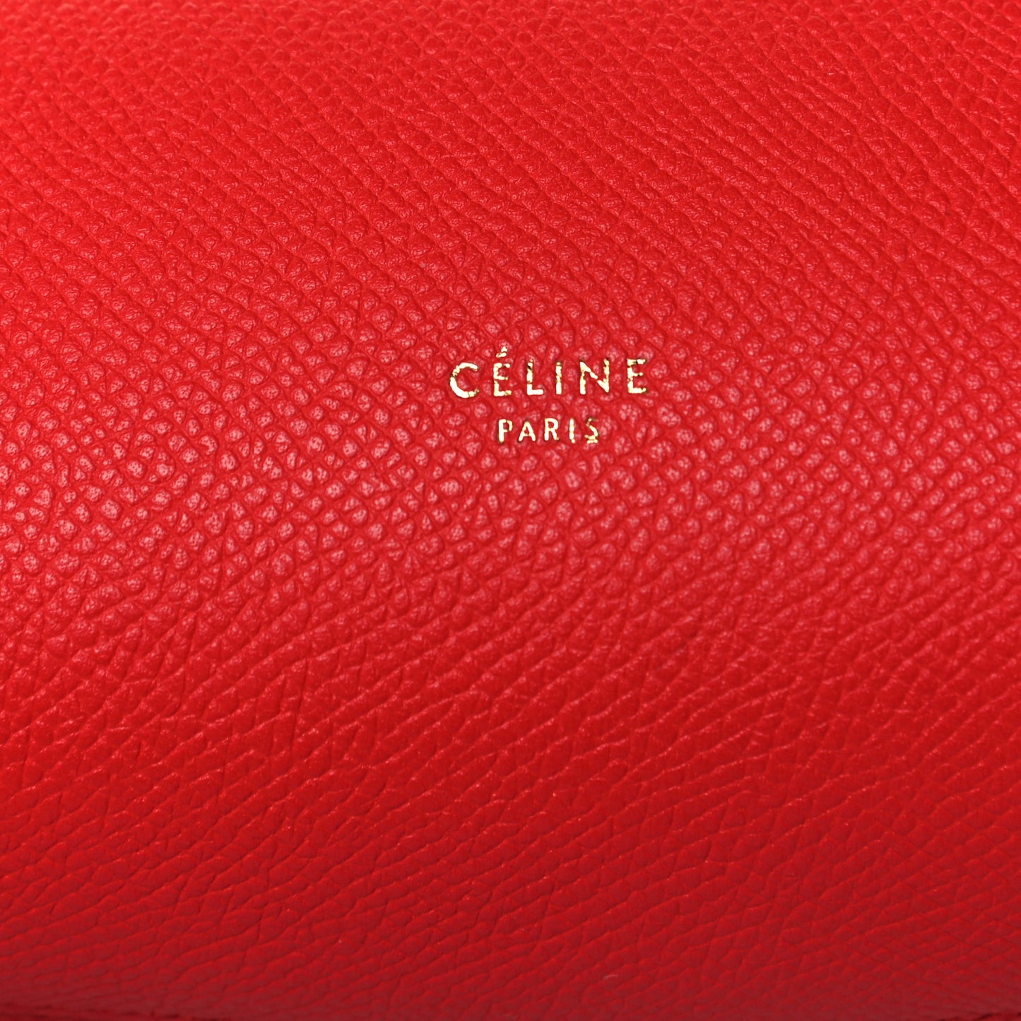 Grained Calfskin Mini Belt Bag Vermillion