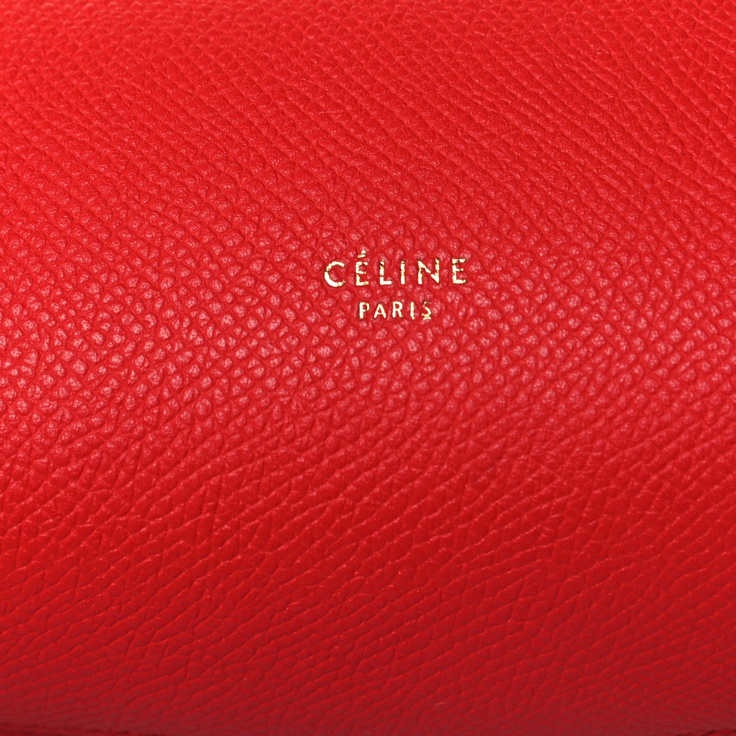 Celine Grained Calfskin Mini Belt Bag Vermillion 10 of 16