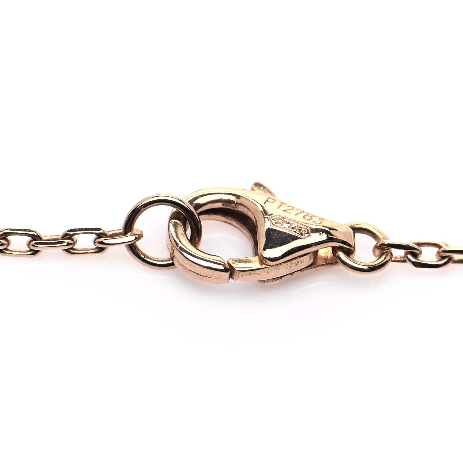 Cartier 18K Pink Gold Black Ceramic Diamond Interlocking LOVE Necklace 4 of 5