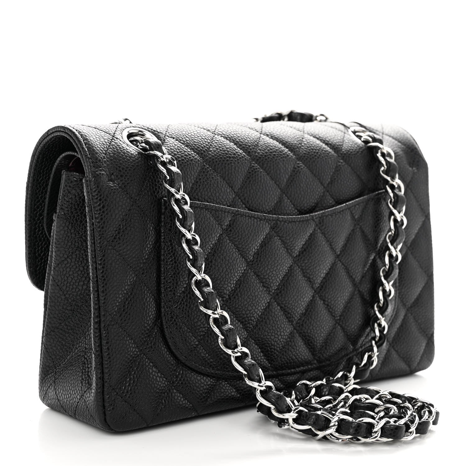 Chanel Caviar Quilted Small Double Flap Black 3 of 10