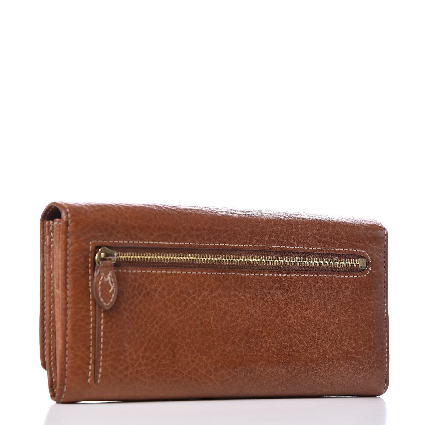 Natural Vegetable Tanned Continental Wallet Oak