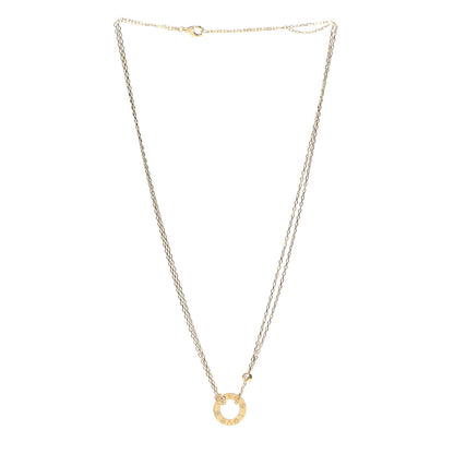 Cartier 18K Yellow Gold 2 Diamond LOVE Necklace 3 of 6