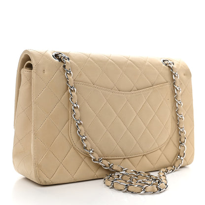 Chanel Lambskin Quilted Medium Double Flap Beige 2 of 10