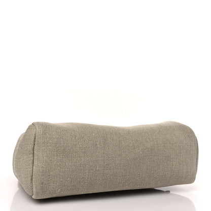 Hermes Military Toile Vache Hunter Herbag Zip Retourne 31 PM Beton Naturel 5 of 11