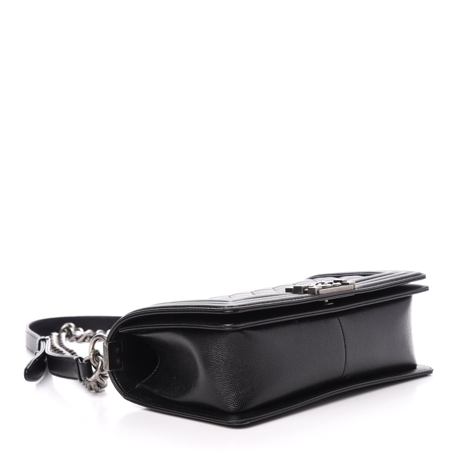 Chanel Caviar Quilted Medium Boy Flap Black 4 of 12